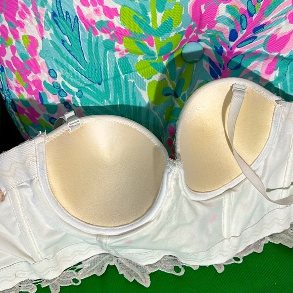 Lydia cream and mint lace bustier top 🎁 - Picture 5 of 9